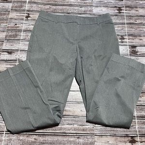 White House Black Market grey bootleg pant size 12